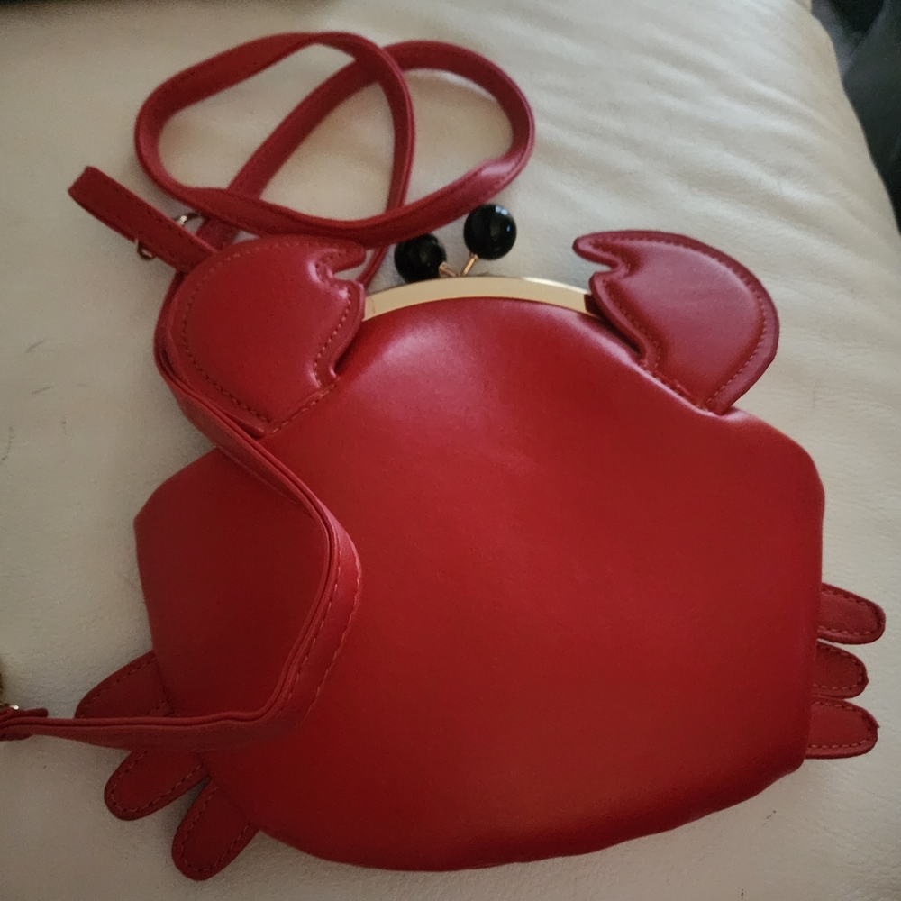Red Crab-Shaped Women's Bag